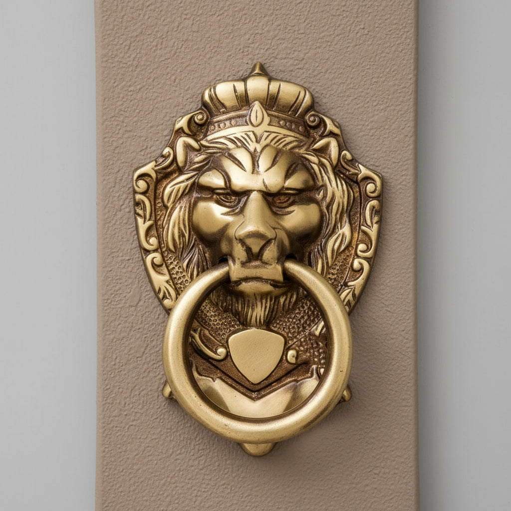 Brass Lion Head Door Knocker for Home décor/Gift Item